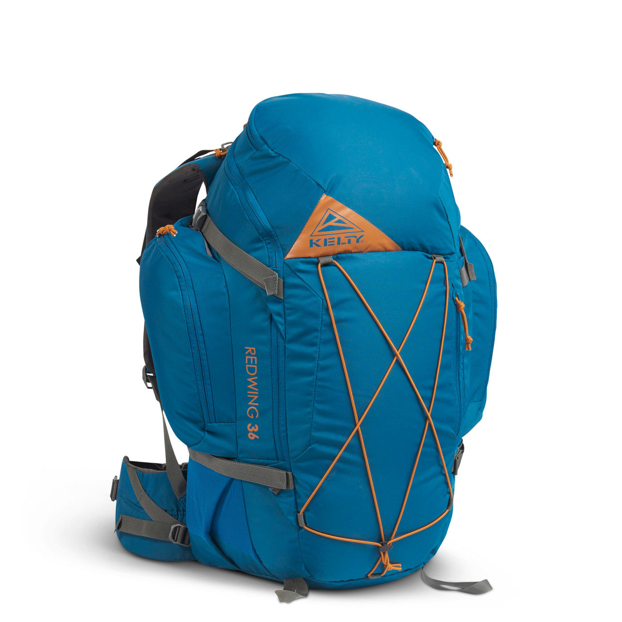 Lyons Blue/Golden Oak - Kelty Redwing 36 backpack, front view