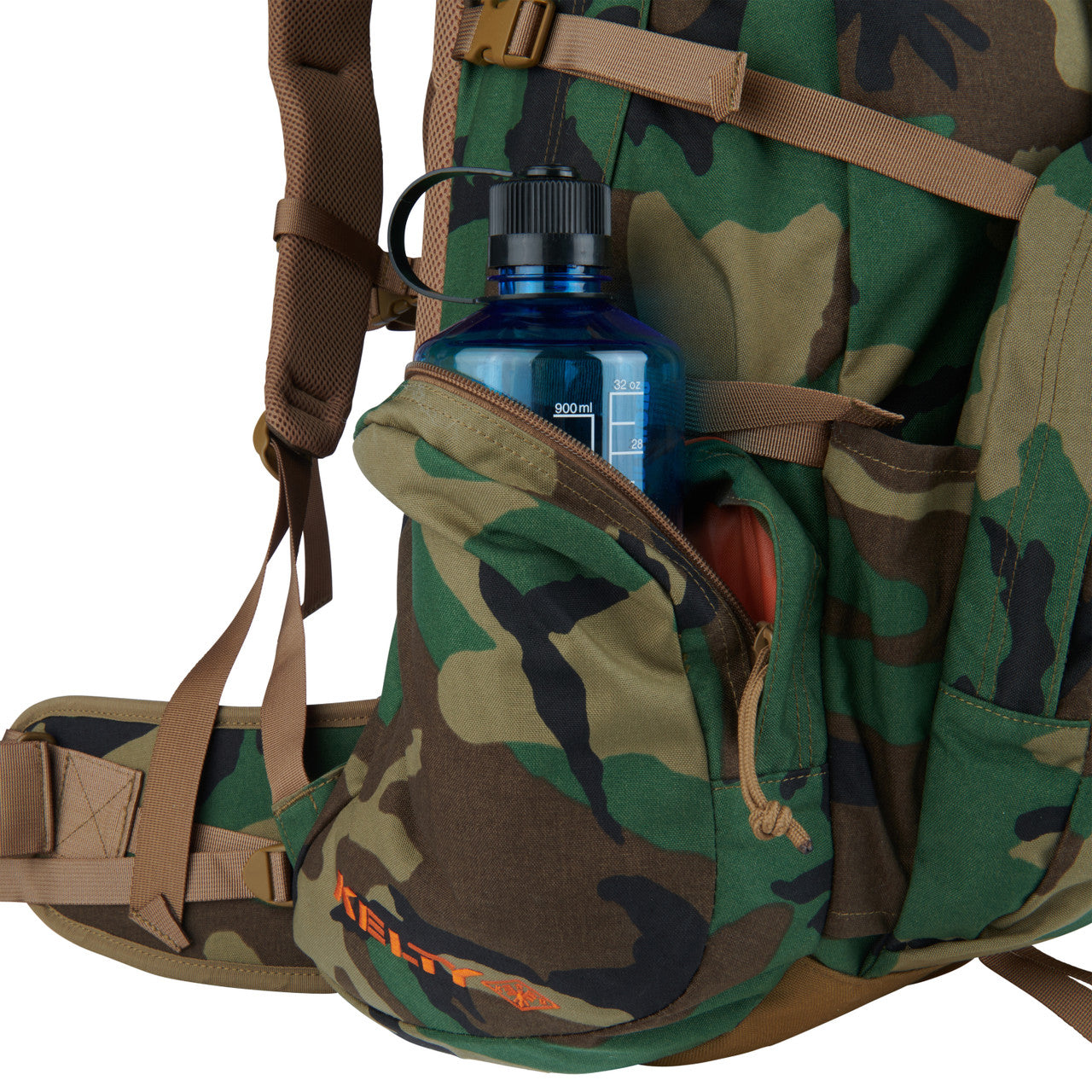 Woodland - Strike 2300 M81 backpack, closeup