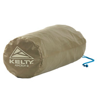 Kelty Ashcroft 3 tent, shown packed in storage bag
