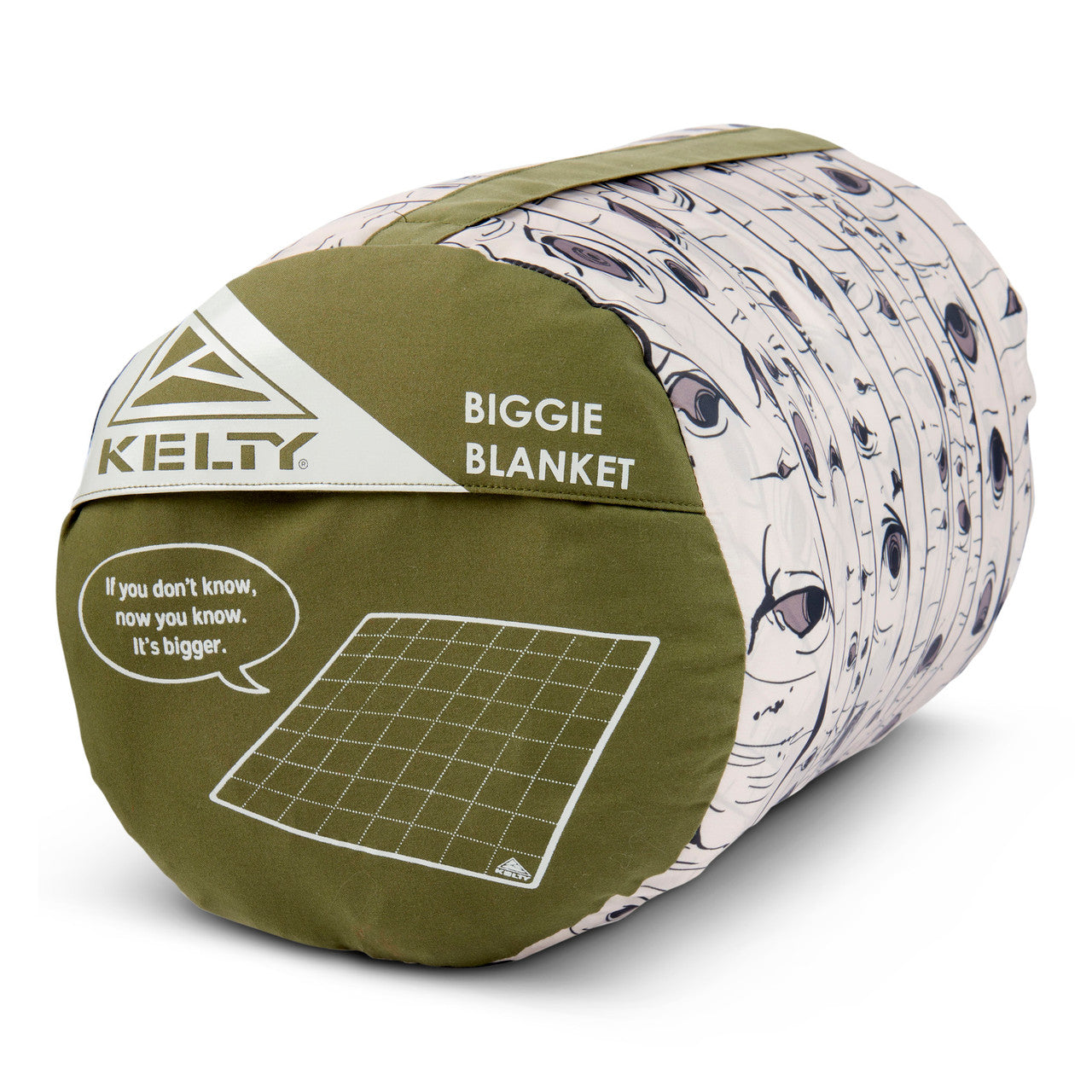 Kelty Biggie Blanket Winter Moss/Aspen Eyes stuff sack