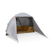 Works as a free-standing compact 4-Person Family Shelter