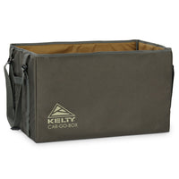 Kelty Car-Go-Box, front view, shown unzipped and empty