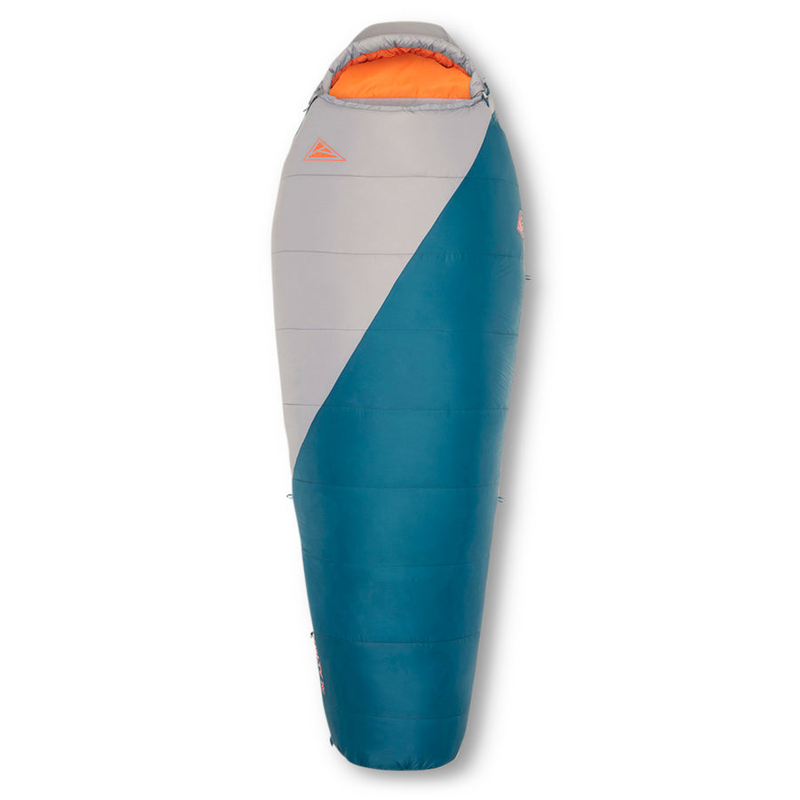 Kelty Women's Cosmic Synthetic 20, gray/blue, shown fully zipped
