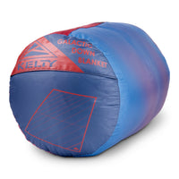 Kelty Galactic Down Blanket Cranberry/Atmosphere stuff sack