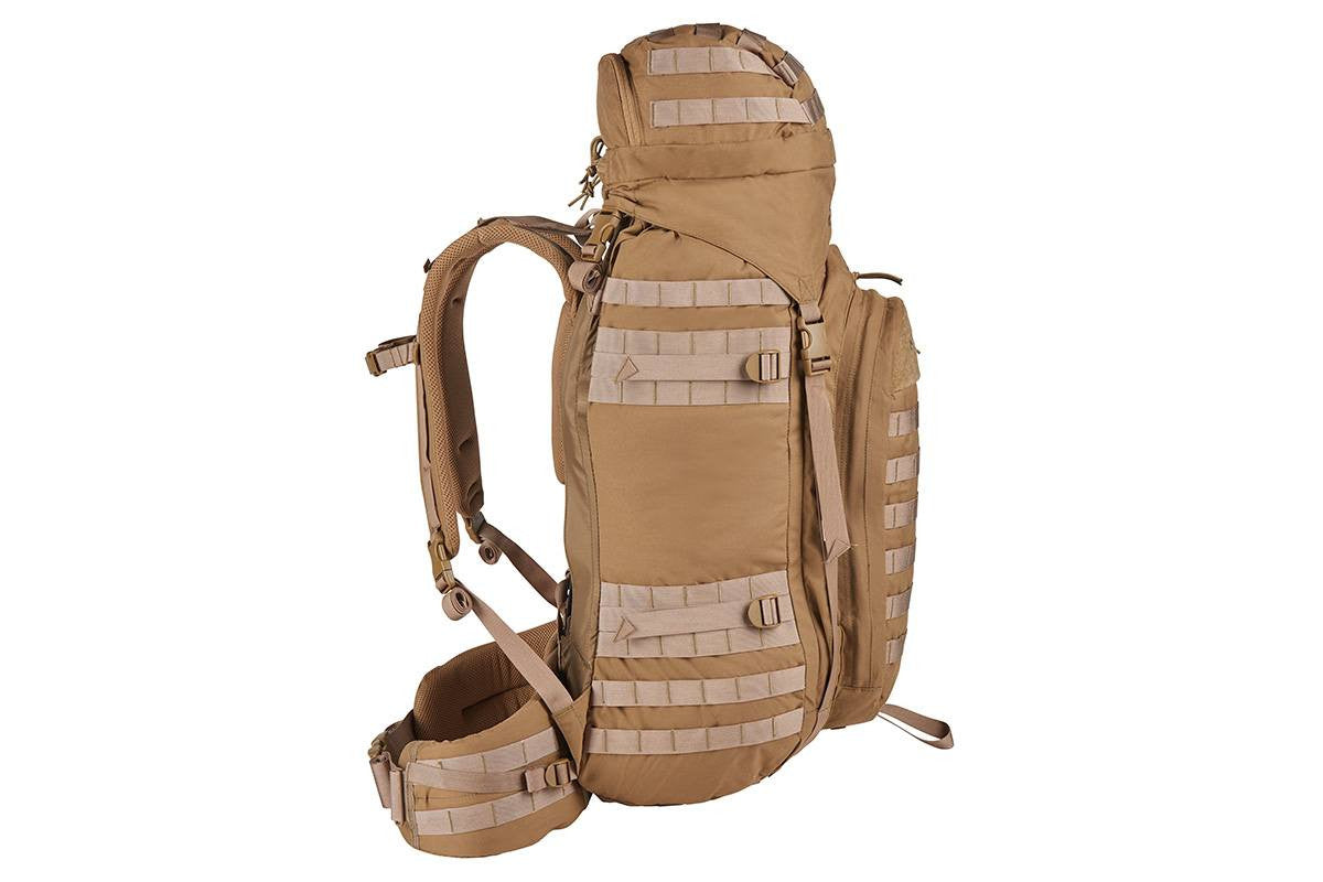 Kelty Falcon 4000 backpack, Canyon Brown, side view