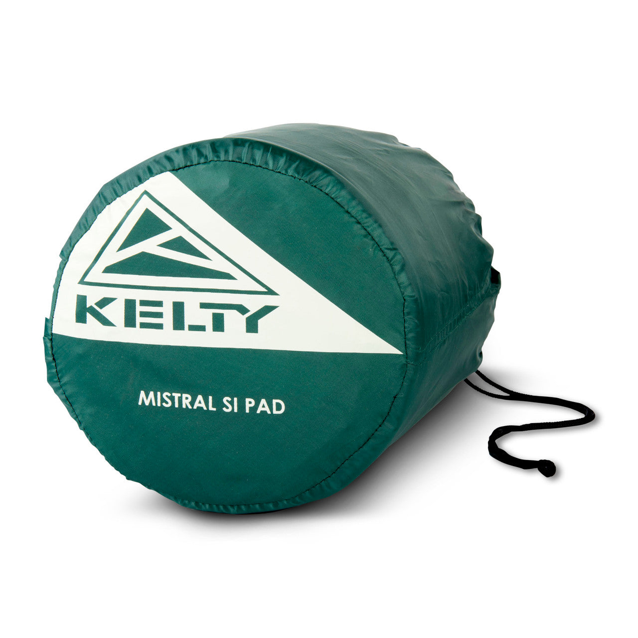 Kelty Mistral Si Sleeping Pad packed inside green stuff sack