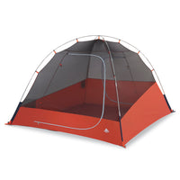 Kelty Rumpus 4 tent, front view, with no fly