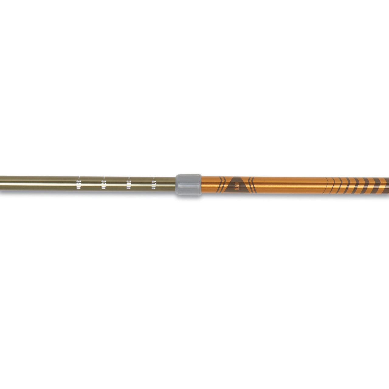Close up of Kelty Range 2.0 trekking pole, showing twist-style locking mechanism