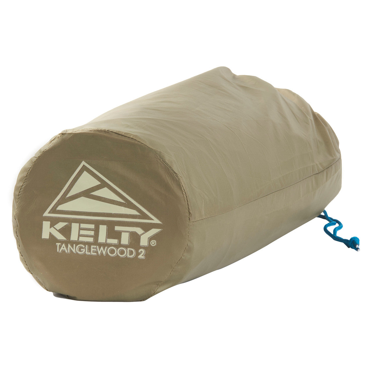 Kelty Tanglewood 2 tent, front view, shown packed in storage bag