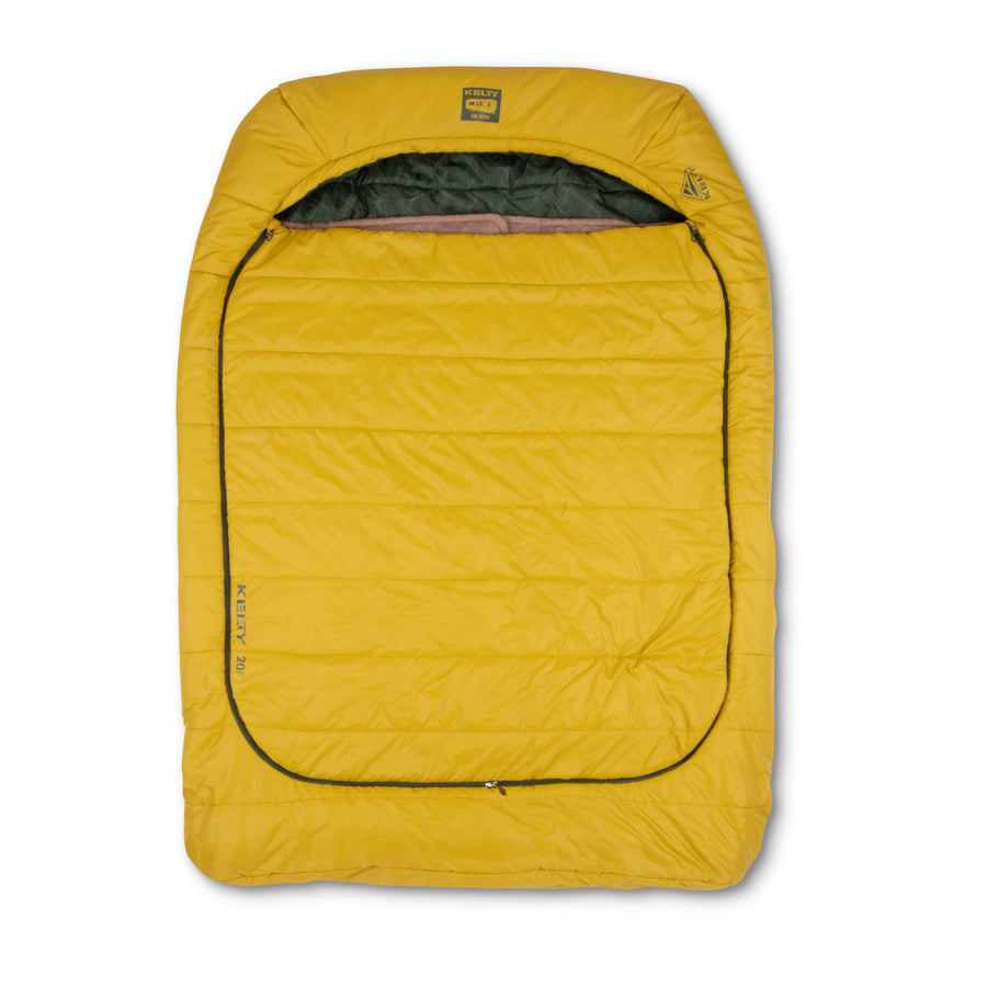 Olive Oil / Gamescape - Kelty Tru.Comfort Doublewide 20, shown fully closed