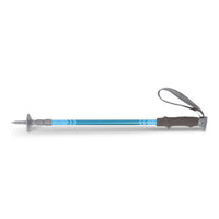 Kelty Upslope 1.0 trekking pole, blue, shown fully collapsed
