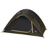 Kelty Timeout 6 tent, front view, fly on