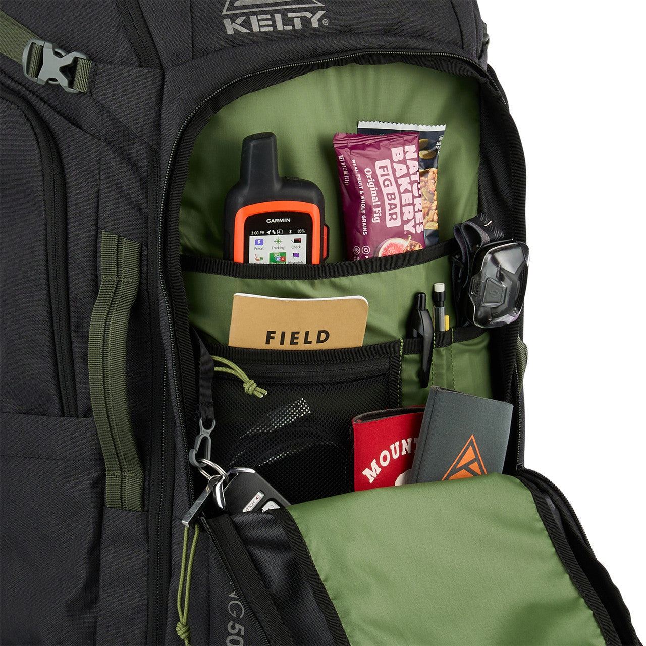 Pockets for every purpose keep your gear organized, including signature wing side pockets with pass-behind functionality