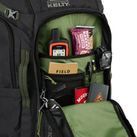 Pockets for every purpose keep your gear organized, including signature wing side pockets with pass-behind functionality