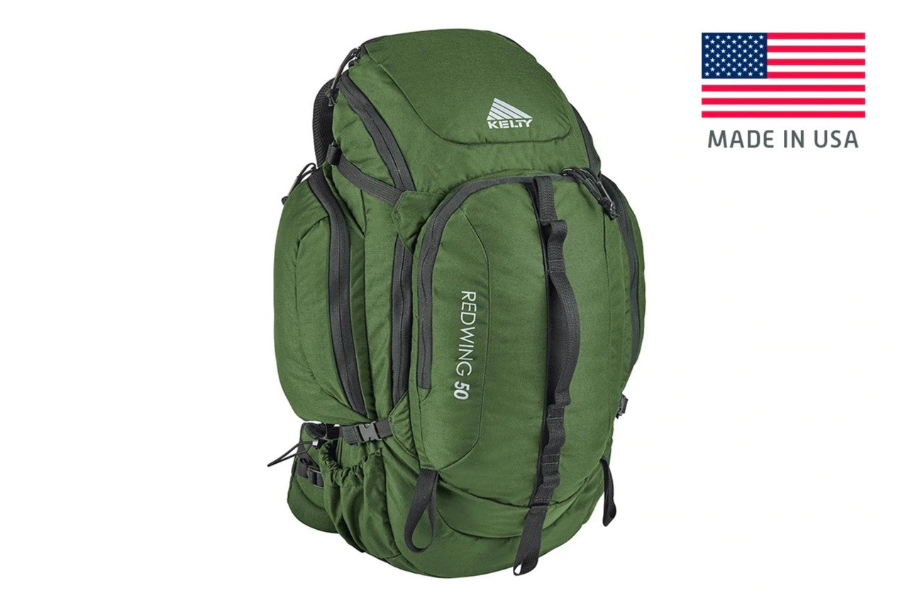 Foliage Green - Kelty Redwing 50 USA backpack, front view